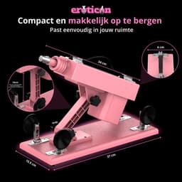 Love Sex Machine met 6 Anale en Clitoris Stimulatie Dildo’s – Uitgebreid Seksmachine Pakket voor Man en Vrouw met 6 Sex Toys – Neukmachine – Fuck Machine – Discreet Verzonden — thumbnail 5