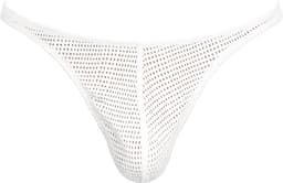 Barcode Berlin Thong Lor White - MAAT M - Erotisch Heren Ondergoed - String voor Man - Sexy mannen String — thumbnail 1