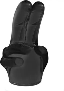 POWER Wand Vibrator Opzetstuk Double finger — thumbnail 2
