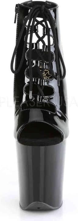 Pleaser - FLAMINGO-800-20 Plateau Laarzen, Paaldans schoenen - Paaldans schoenen - 38 Shoes - Zwart — thumbnail 2