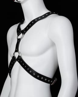 Banoch | Chest harness Raimond - kunst leer harnas voor man — thumbnail 4