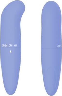 Pleasure Sticks - Mini Vibrator - Mini G-Spot Vibrator - Dolphin Vibrator - Blauw — thumbnail 1