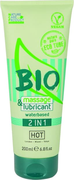 Hot Bio 2 In 1 Waterbasis Glijmiddel En Massagegel — thumbnail 1