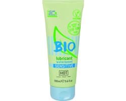 Hot Bio Sensitive Waterbasis Glijmiddel - 100Ml