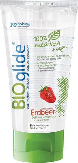 Bioglide - Glijmiddel op Waterbasis - Aardbei - 80 ml — thumbnail 1