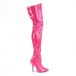 SEDUCE-3000 (EU 44 = US 13) 5 Heel Stretch Thigh High Boot, Side Zip — thumbnail 5