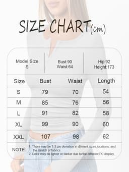 Geribbeld Dames T-shirt met Lange Mouwen - Elegant Basis Henley Shirt — thumbnail 1