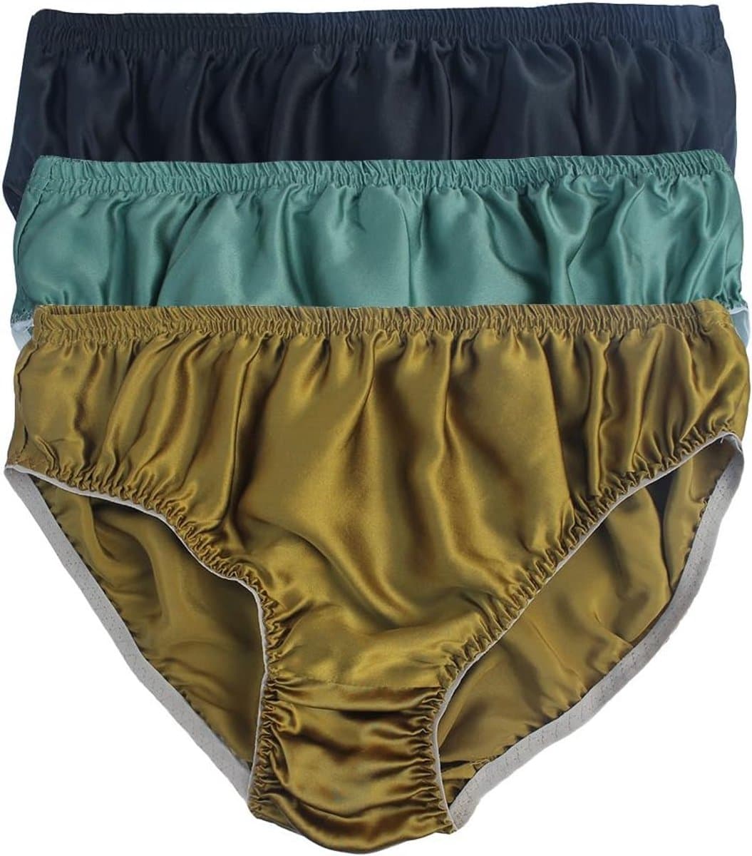 Luxe 100% Moerbeizijde Herenslips - Comfortabel Ondergoed (3-Pack) — afbeelding 1