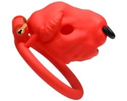 Kuisheidskooi Bull Master Series - Rood - Peniskooi - 4 maten ringen