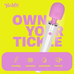 Tickle Toys Wander Lust - Magic Wand Vibrator - 12 Trilstanden - Oplaadbaar en Fluisterstil - Sex Toys voor Vrouwen - Massage Apparaat - Krachtige Clitoris Stimulator - Seksspeeltjes - Cadeau voor Vrouwen - Flexibele Kop - Lila — thumbnail 2