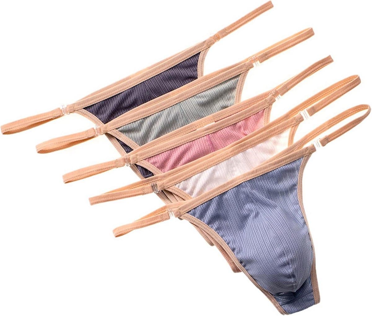 Heren Slip met Losse Zijbanden - Sexy Bikini Onderbroek voor Mannen — afbeelding 1