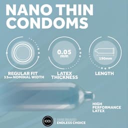 EXS Nano Thin ultra dunne condooms - 144 stuks — thumbnail 3