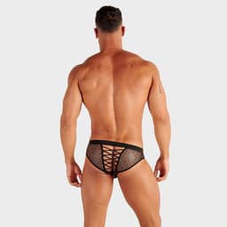 WOH microfiber herenslip night universe zwart — thumbnail 3