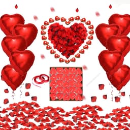 Romantische Theelichtjes en Rozenblaadjes Set voor Valentijnsdag — thumbnail 1