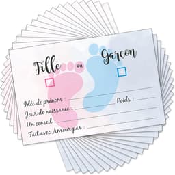 20 Gender Reveal Voorspellingskaarten voor Babyshower - Animatie & Spel — thumbnail 2