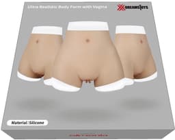 XX-DreamToys - Ultra Realistische Bodysuit met Vagina - Drag Queen - Beige - Maat S — thumbnail 2