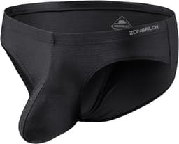 Seamless Heren Slips met Grote Pouch Jongens Ondergoed Sexy Laag Taille Ademend IJs Zijde — thumbnail 1