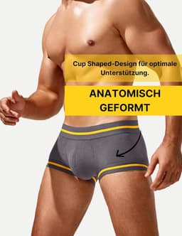 Heren Low Rise Boxer Briefs Sexy IJs Zijde Ondergoed — thumbnail 4