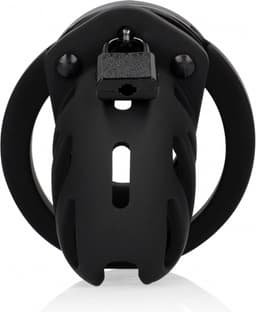 Model 23 - Chastity Cage - 2.5'' / 6,5 cm - Black — thumbnail 2