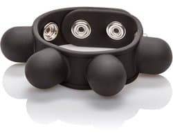 CalExotics - Weigted Ball Stretcher - Rings Zwart