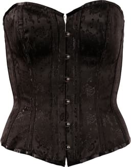 Cottellli Collection –  Korset met Verwijderbare Bretels en Vetersluiting Seductief Variant – Maat S - Zwart — thumbnail 3
