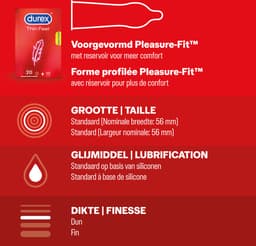 Durex - 40 Condooms - Thin Feel 20 stuks - Nude No Latex 20 stuks - Voordeelverpakking — thumbnail 4