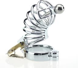 Chasity Cage - Peniskooi - Cock - Kuisheidskooi voor Mannen - Metaal - Hangslot - One size — thumbnail 1