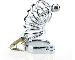 Chasity Cage - Peniskooi - Cock - Kuisheidskooi voor Mannen - Metaal - Hangslot - One size