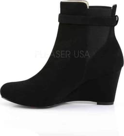 Pleaser Pink Label - KIMBERLY-102 Enkellaars - US 10 - 40 Shoes - Zwart — thumbnail 3