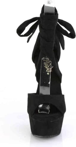Pleaser - DELIGHT-679 Sandaal met enkelband - US 9 - 39 Shoes - Zwart — thumbnail 2