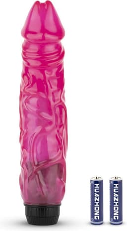 Jelly Supreme - Realistische Vibrator - Roze/Glitters — thumbnail 5