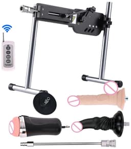 Fubzz Neukmachine Voor Mannen & Vrouwen - Sex Machine Verstelbaar - Fuck Machine - Inclusief Dildo’s, Pocket Pussy & Verlengstukken - Sex Speeltjes — thumbnail 1