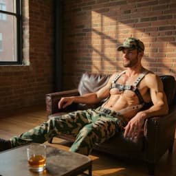 BUM BLING® BDSM Harnas Man - Fetish Wear - Pride Outfit - Lederlook - Zwart/Wit — thumbnail 4
