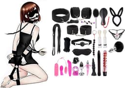 DD Sex Toys voor Koppels Vastbinden - Bondagesets - Extreme voor Mannen & Vrouwen - 30x23x11cm - Zwart — thumbnail 2