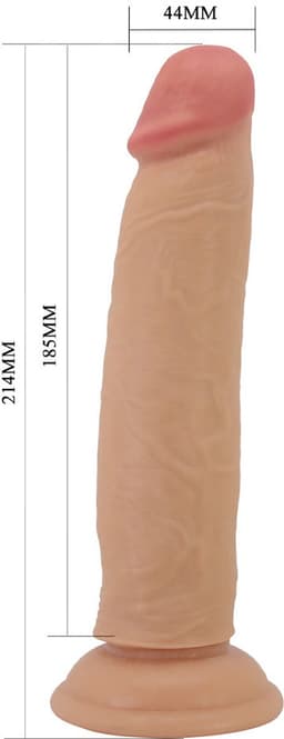 Pretty Love - Keon - Sliding Skin Realistic Dildo 21,4cm - Nude — thumbnail 4