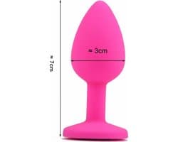 Siliconen buttplug voor G-Spot Stimulatie met willekeurige kleur onderkant!- NBH®