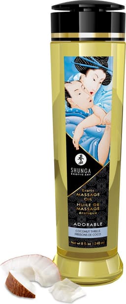 Shunga - Massageolie - Kokosnoot — thumbnail 1
