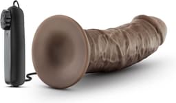 Dr. Skin - Dr. Joe Vibrator Met Zuignap 20 cm - Chocolate — thumbnail 5