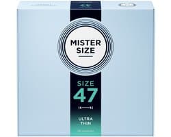 MISTER SIZE 47 Ultra Dunne XS condooms 36 stuks (verkrijgbaar in 7 maten)
