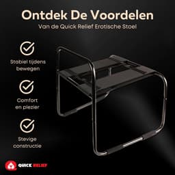Quick Relief Erotic Chair™ - Erotische Stoel - Seksmeubel voor Vrouwen & Mannen - BDSM - voor Koppels — thumbnail 2