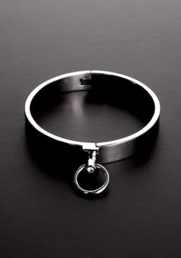 Triune - Classy Slave Collar with Gems - Size: 16 — thumbnail 1