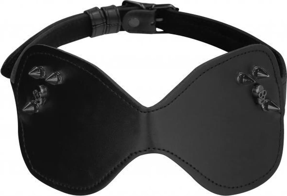 Ouch! Skulls and Bones - Large Eye Mask with Skulls & Spikes - B — afbeelding 1