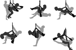 Joy Division Love Swing Seksschommel - Zwart — thumbnail 5