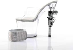 Pleaser - REVOLVER712 Muiltjes - Paaldans schoenen - 40 Shoes - Wit — thumbnail 3