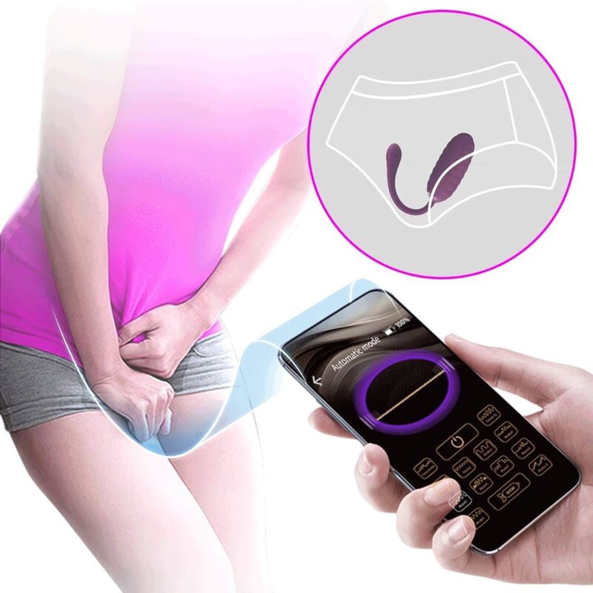 PRETTY LOVE - CASPER PAARS OPLAADBAAR VIBREREND EI | VIBRATOR | VIBRATOR MET APP | VIBRATOR VOOR VROUW | SEKSSPEELTJES VOOR KOPPELS | SEX TOYS VOOR KOPPELS — afbeelding 1