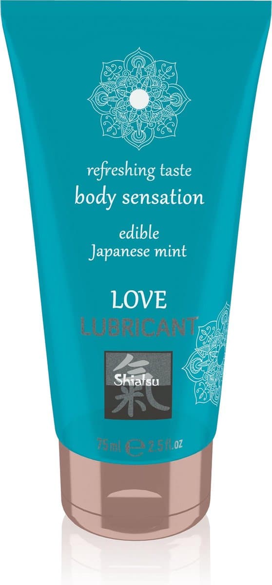 Shiatsu Love Eetbaar Glijmiddel - Japanse Mint — afbeelding 1