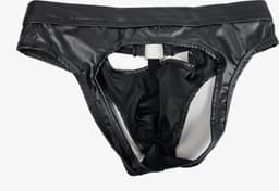 BamBella ® Slip Onderbroek - Maat S - MAT glans - Zwart BDSM kleding erotische heren kleding — thumbnail 4