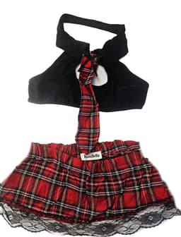 BamBella ® Sexy erotische uniform - Maat XS/S - Schoolmeisje Rollenspel kleding outfit dames — thumbnail 3