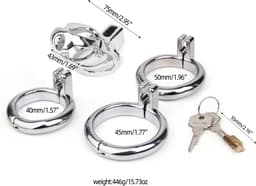 BRUTUS Spider Cage - Chastity Cage Kuisheidskooi - Zink — thumbnail 4