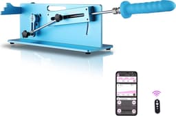 PRO 5 Premium Seksmachine TableTop KlicLok® Smart App Blauw — thumbnail 2